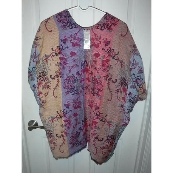 Chicos Reversible Ruana Sweater OSFA - Picture 10 of 12